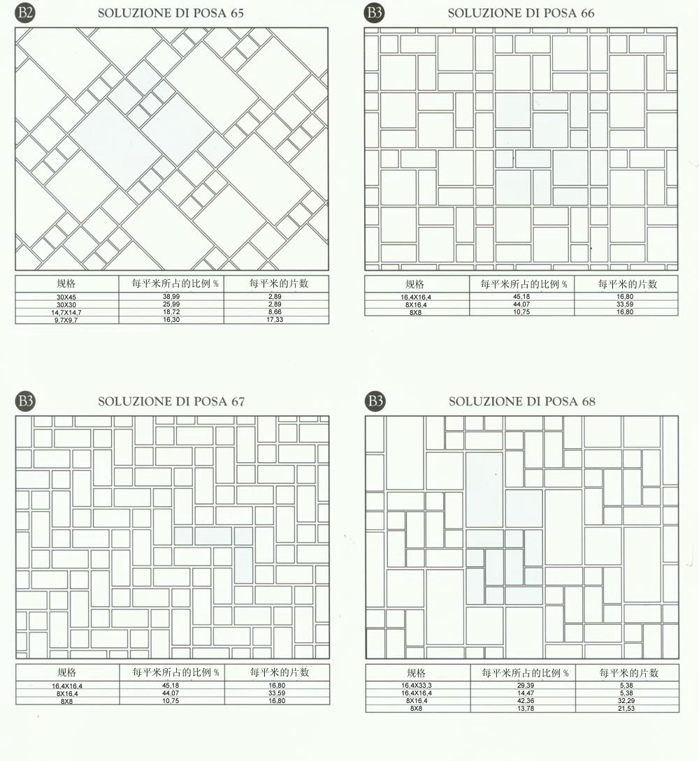 香蕉APP直播陶设计师常用80种瓷砖铺设方案
